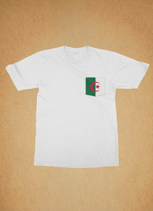 Algeria pocket tee (White)