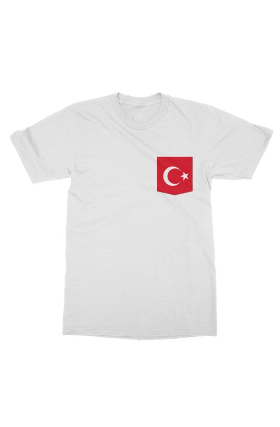 Turkey pocket tee (White)