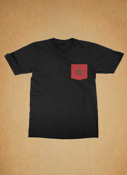 Morocco pocket tee (Black)