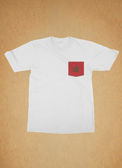 Morocco pocket tee (White)