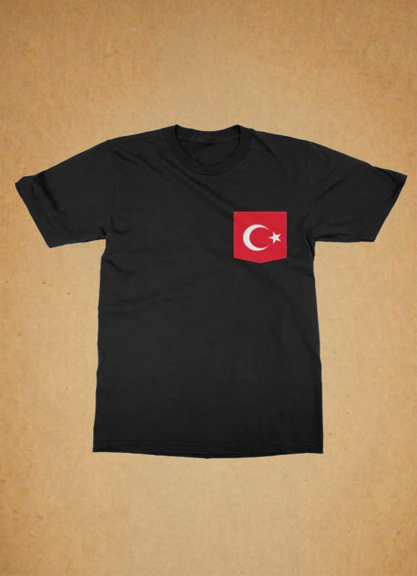 Turkey pocket tee (Black)