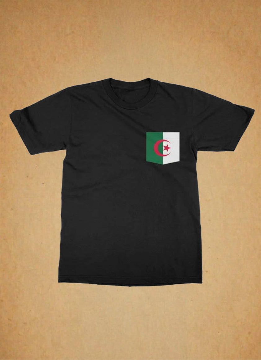 Algeria pocket tee (Black)