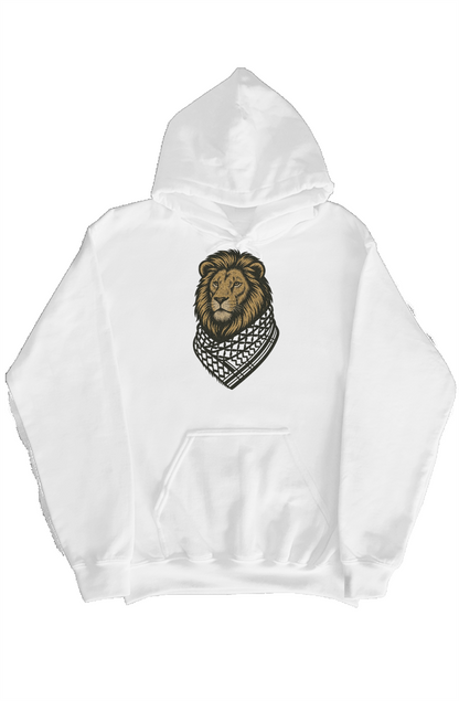 Lion wearing Kufiyah Hoodie