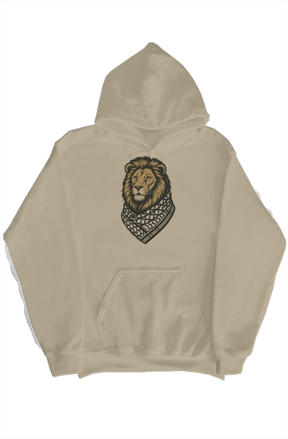 Lion wearing Kufiyah Hoodie
