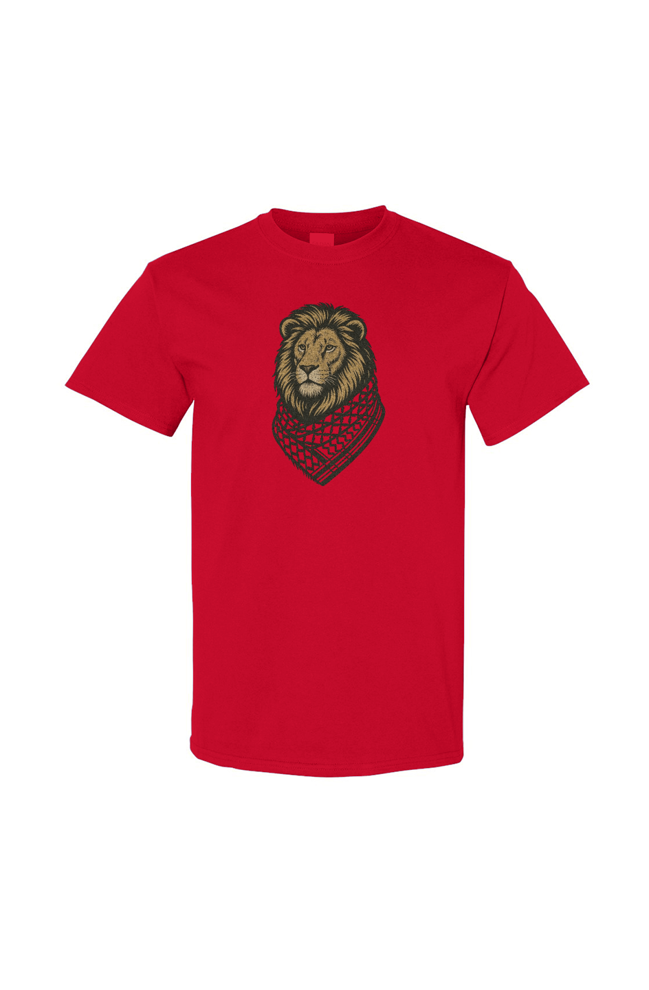 Lion wearing Kufiyah Shirt