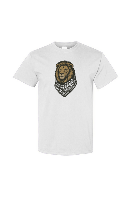 Lion wearing Kufiyah Shirt