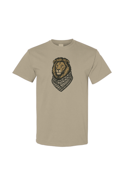 Lion wearing Kufiyah Shirt