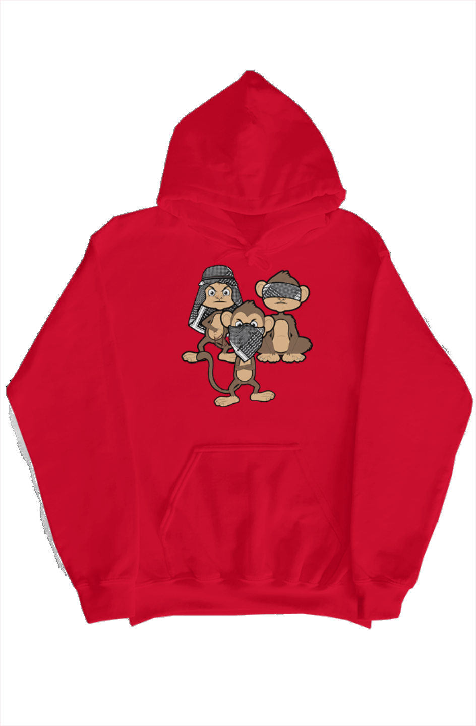 See No Evil, Hear No Evil, Speak No Evil Hoodie - Urabian Outfitters