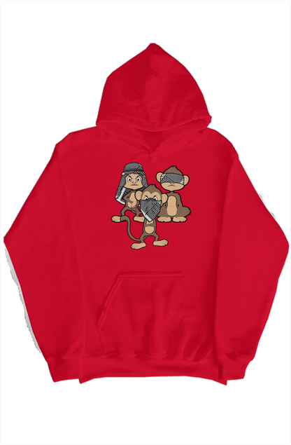 See No Evil, Hear No Evil, Speak No Evil Hoodie - Urabian Outfitters