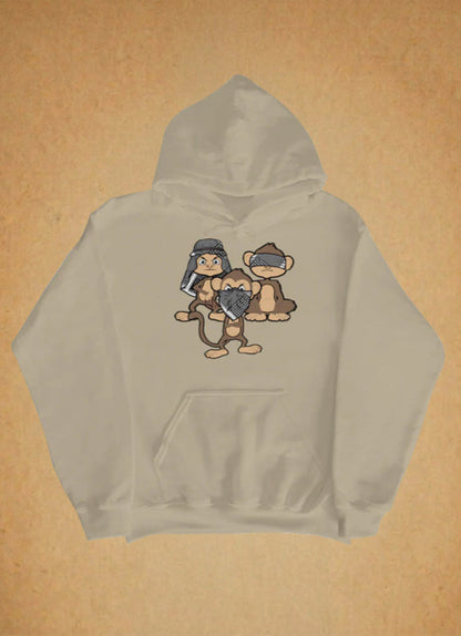 See Hear Speak No Evil Hoodie - Urabian Outfitters