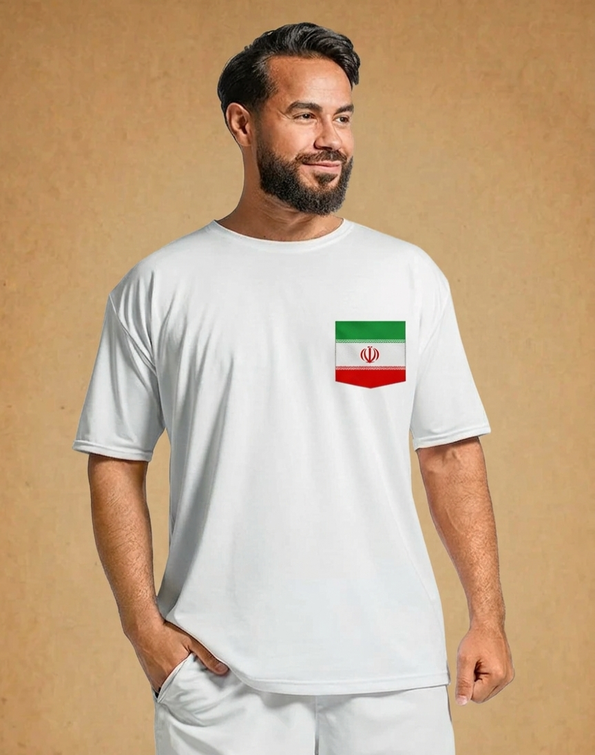 Iran pocket tee (White)