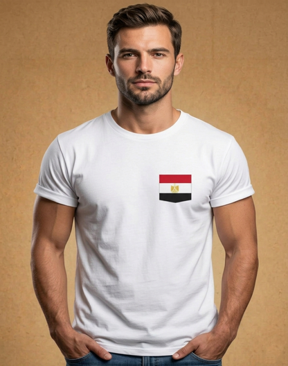 Egypt pocket tee (White)