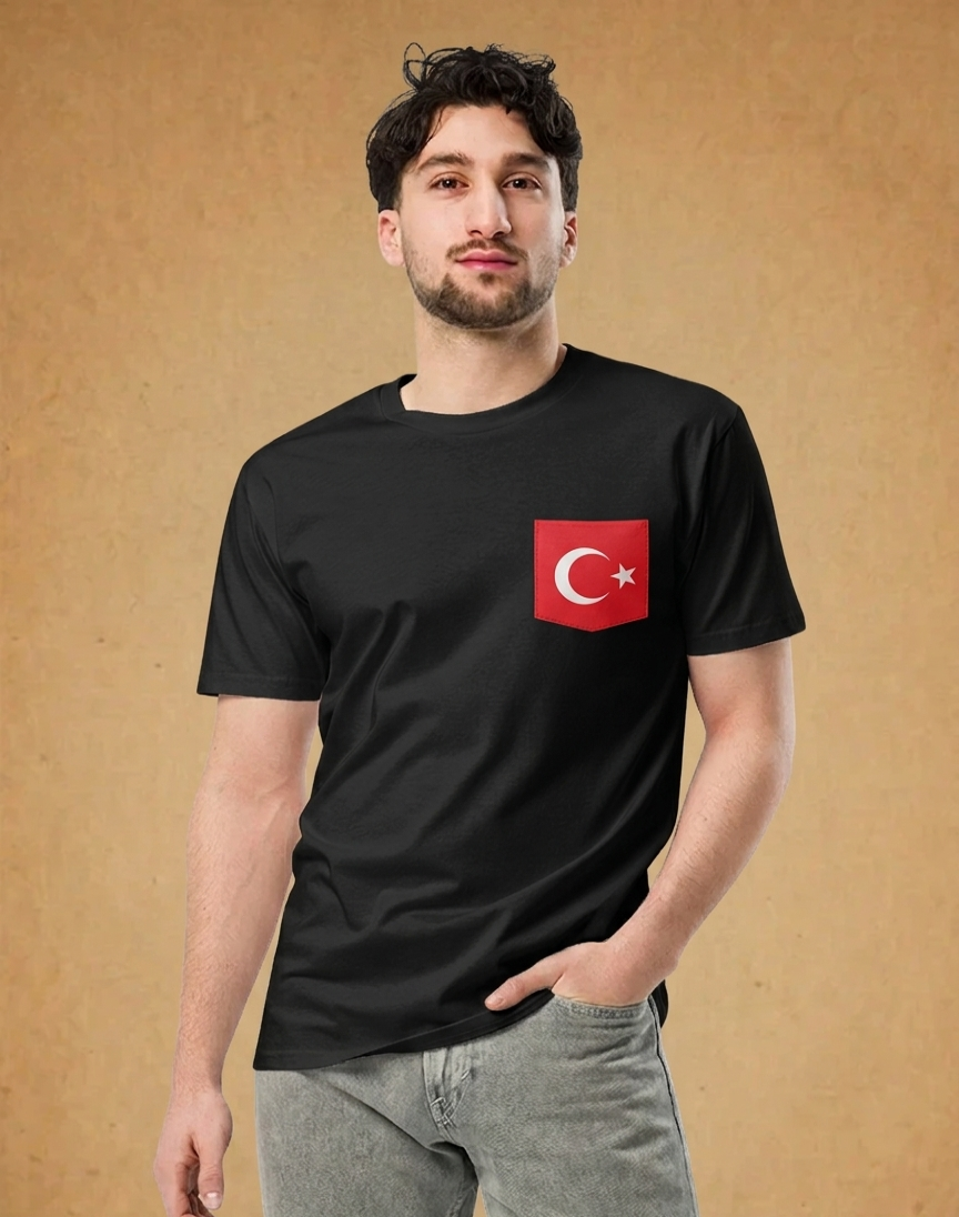 Turkey pocket tee (Black)