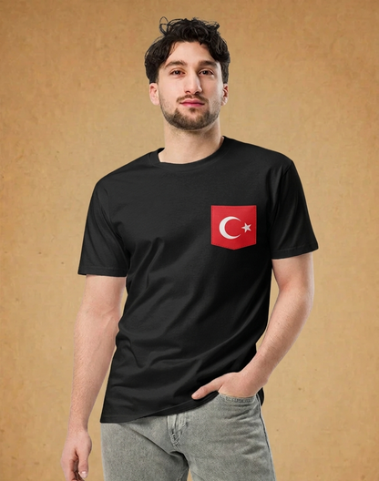 Turkey pocket tee (Black)