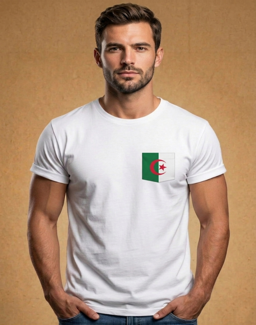 Algeria pocket tee (White)