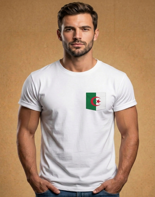 Algeria pocket tee (White)