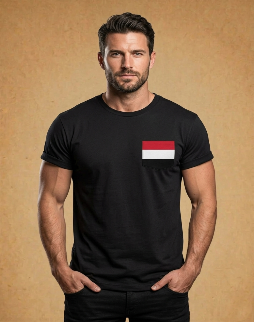 Yemen pocket tee (Black)