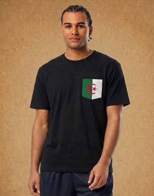 Algeria pocket tee (Black)
