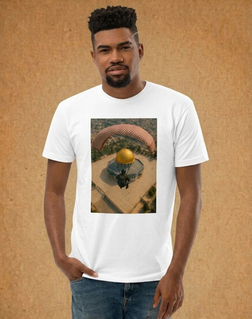 Parachuting Over Al Aqsa