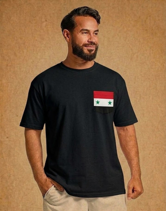 Syria pocket tee (Black)