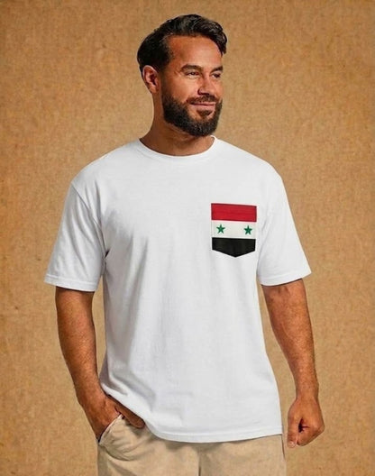 Syria pocket tee (White)