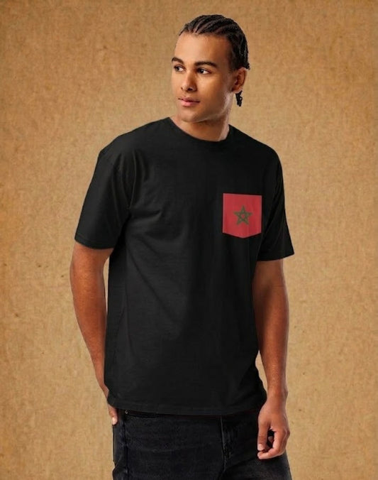 Morocco pocket tee (Black)