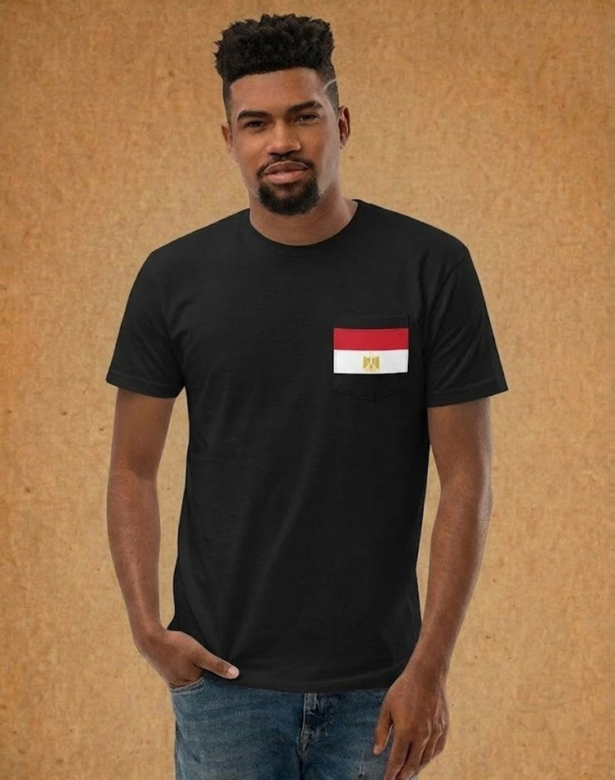 Egypt pocket tee (Black)