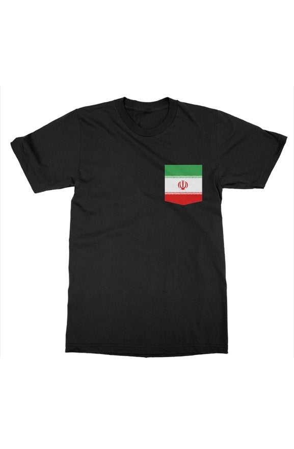 Iran pocket tee (Black)