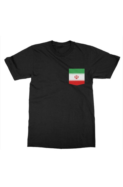 Iran pocket tee (Black)