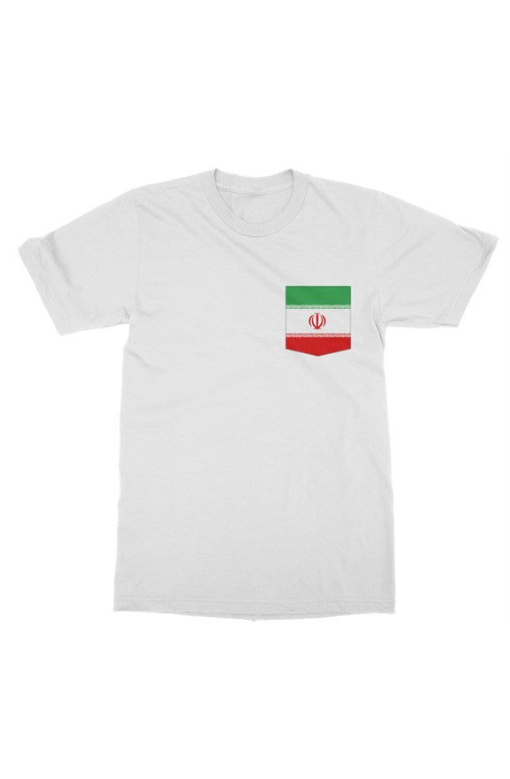 Iran pocket tee (White)
